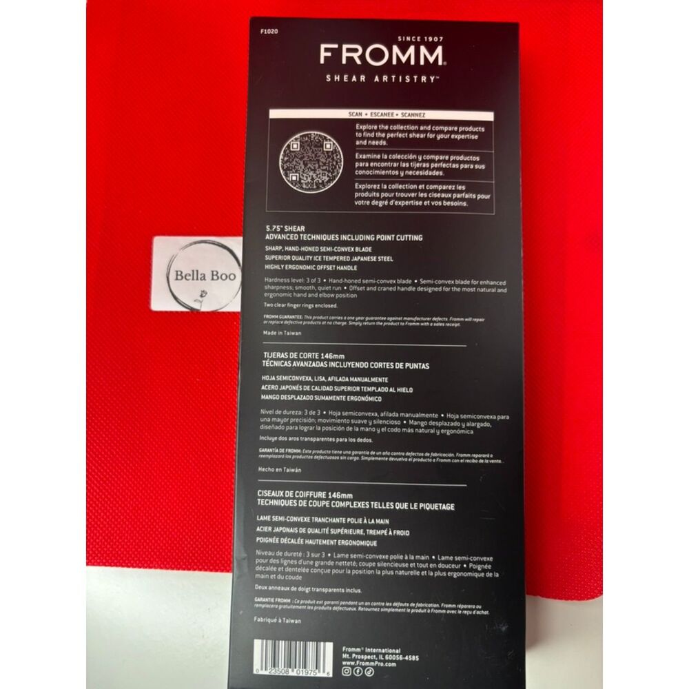 Fromm Transform 5.25" Hair Cutting Shear - Picture 3 of 4